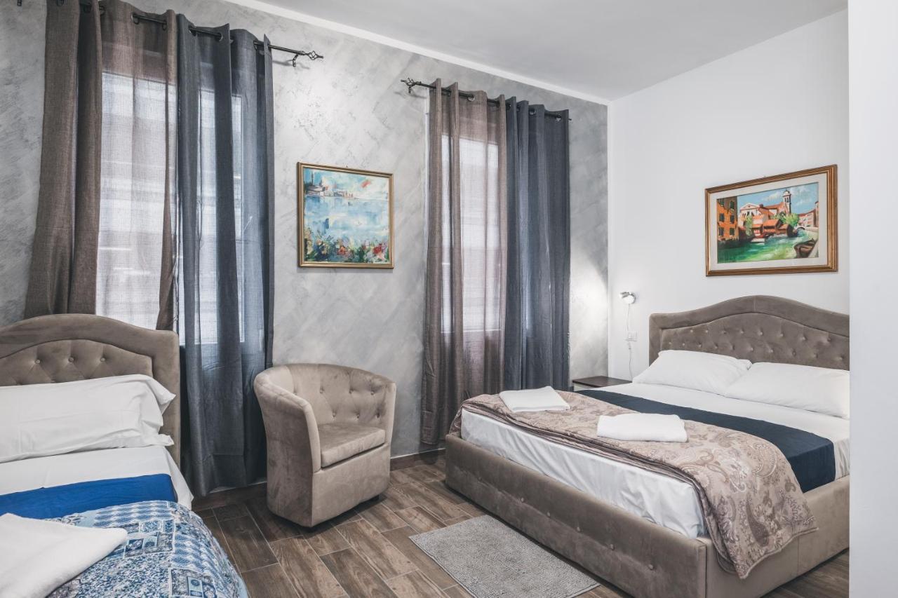 Bulldog Station Apartments With Private Wc, Ac, Tv 메스트레 외부 사진